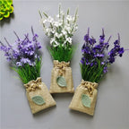 Buy 3 Get 1 Handmade Purple Lavender Artificial Flower with Linen Bag for Fridge Decoration Fake Flowers Magnetic Stickers decor - Grand Goldman
