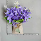 Buy 3 Get 1 Handmade Purple Lavender Artificial Flower with Linen Bag for Fridge Decoration Fake Flowers Magnetic Stickers decor - Grand Goldman