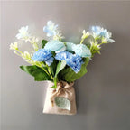 Buy 3 Get 1 Linen Bag Artificial Flower Magnetic Stickers DIY Simulation Flower Refrigerator Magnet Kitchen Home Decoration Gift - Grand Goldman