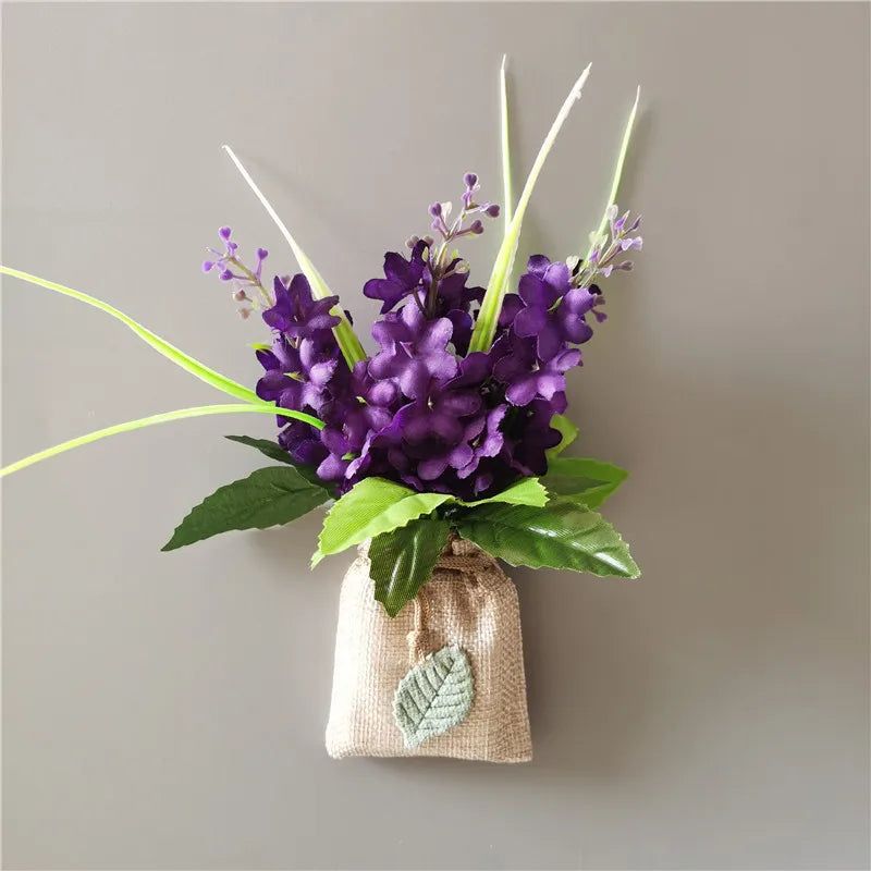 Buy 3 Get 1 Linen Bag Artificial Flower Magnetic Stickers DIY Simulation Flower Refrigerator Magnet Kitchen Home Decoration Gift - Grand Goldman