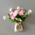 Buy 3 Get 1 Linen Bag Artificial Flower Magnetic Stickers DIY Simulation Flower Refrigerator Magnet Kitchen Home Decoration Gift - Grand Goldman