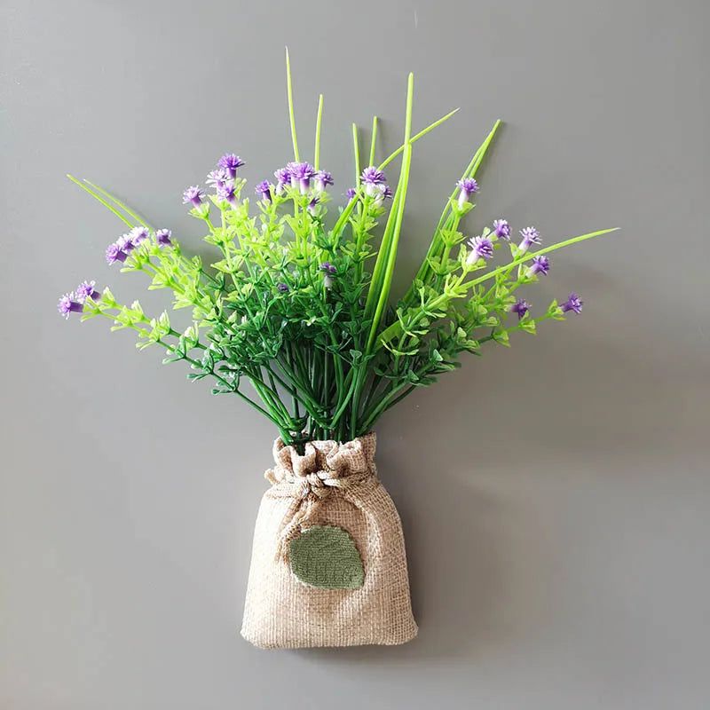 Buy 3 Get 1 Linen Bag Artificial Flower Magnetic Stickers DIY Simulation Flower Refrigerator Magnet Kitchen Home Decoration Gift - Grand Goldman