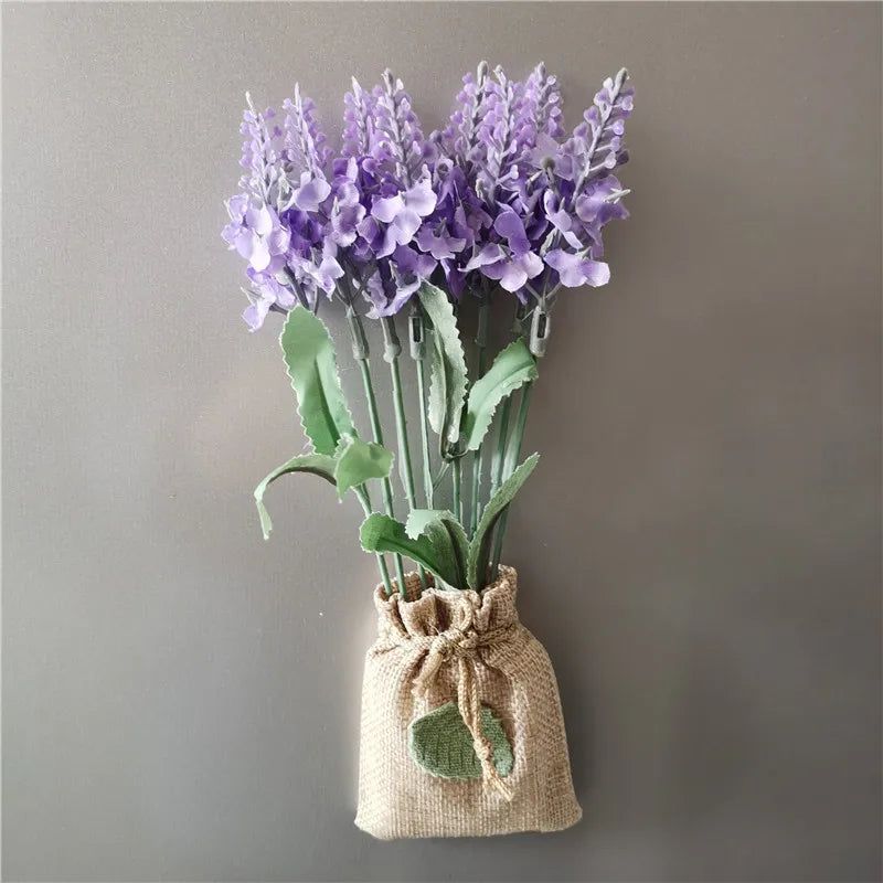 Buy 3 Get 1 Linen Bag Artificial Flower Magnetic Stickers DIY Simulation Flower Refrigerator Magnet Kitchen Home Decoration Gift - Grand Goldman