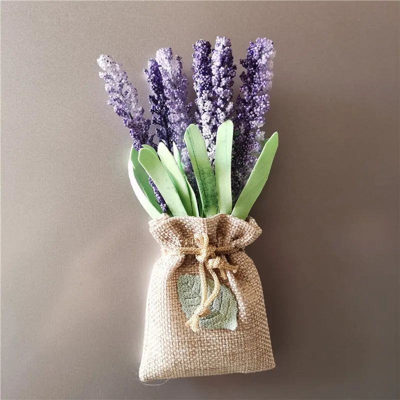 Buy 3 Get 1 Linen Bag Artificial Flower Magnetic Stickers DIY Simulation Flower Refrigerator Magnet Kitchen Home Decoration Gift - Grand Goldman