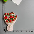 Buy 5 Get 1 3D Cute Fridge Magnets Kawaii Rose Sunflower Thank You Miss You Flower Bless You Simulate Succulent Plants Stickers - Grand Goldman