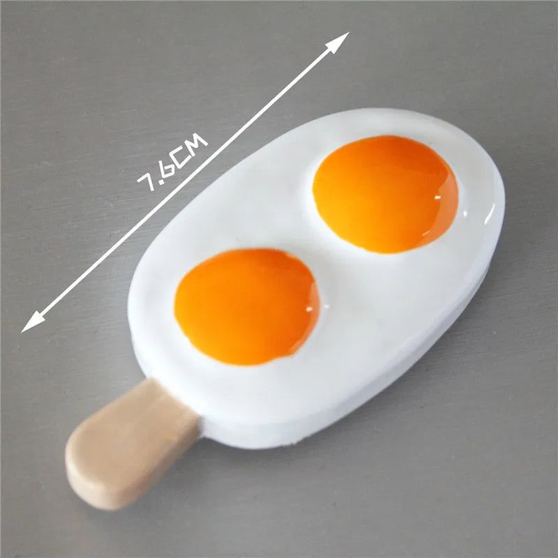 Buy 5 Get 1 3D Simulation Food Cute Cone Ice Cream Choc-ice Resin Refrigerator Magnet Sweetmeats Wholesale Production - Grand Goldman
