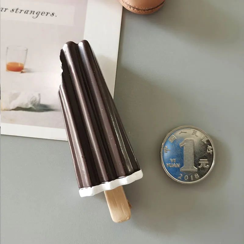 Buy 5 Get 1 3D Simulation Food Cute Cone Ice Cream Choc-ice Resin Refrigerator Magnet Sweetmeats Wholesale Production - Grand Goldman