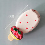 Buy 5 Get 1 3D Simulation Food Cute Cone Ice Cream Choc-ice Resin Refrigerator Magnet Sweetmeats Wholesale Production - Grand Goldman