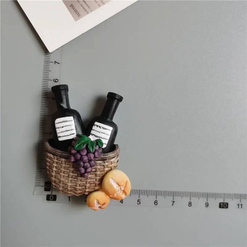 Buy 5 Get 1 3d Simulation Food Fridge Magnets Cute Bread Egg Refrigerator Magnetic Sticker Home Kitchen Decoration Gift for Kids - Grand Goldman