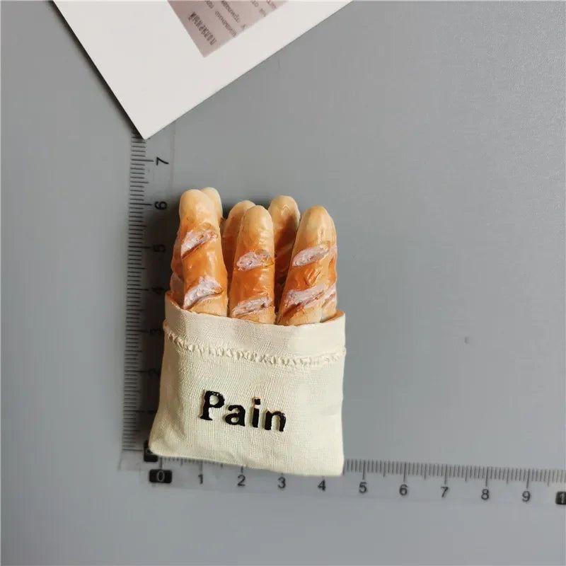 Buy 5 Get 1 3d Simulation Food Fridge Magnets Cute Bread Egg Refrigerator Magnetic Sticker Home Kitchen Decoration Gift for Kids - Grand Goldman