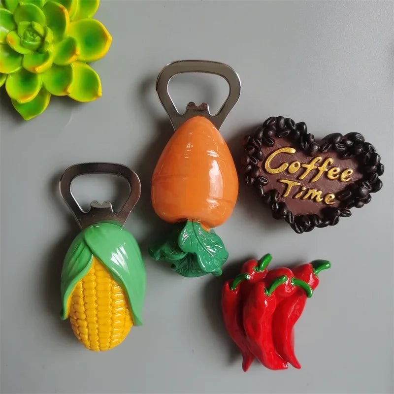 Buy 5 Get 1 3d Simulation Food Fridge Magnets Cute Bread Egg Refrigerator Magnetic Sticker Home Kitchen Decoration Gift for Kids - Grand Goldman