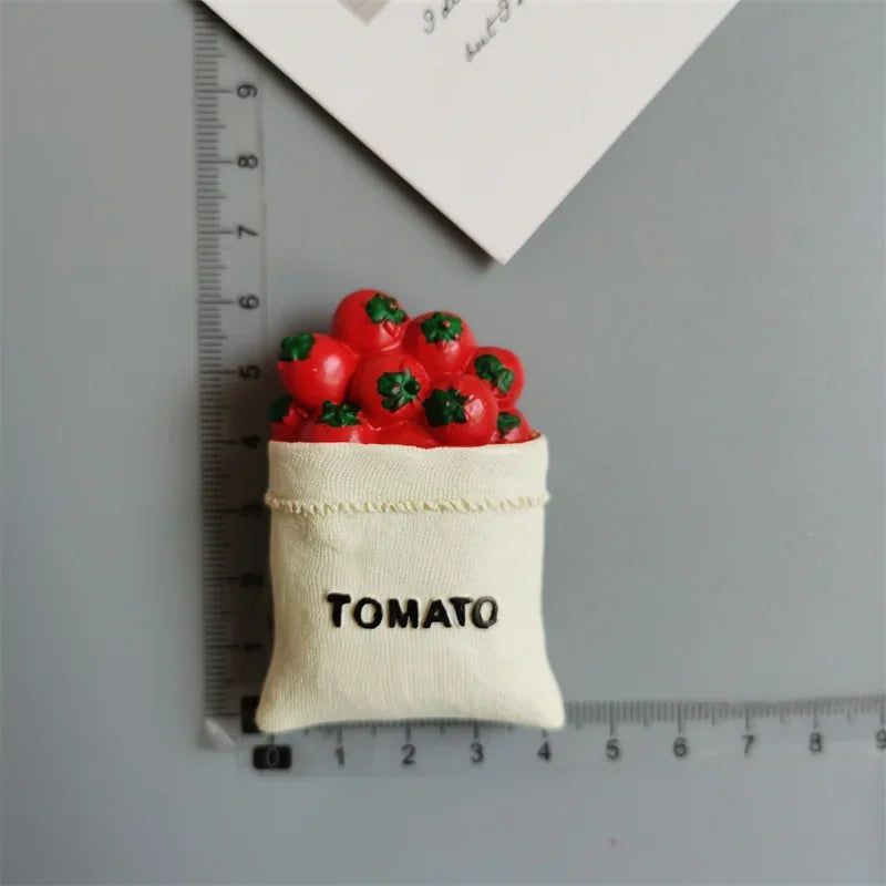 Buy 5 Get 1 Food Fridge Magnets Hot Dog French Fries Pizza refrigerator Paste Egg Bread Hamburger Corn Fridge Sticker home decor - Grand Goldman