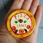 Buy 5 Get 1 Food Fridge Magnets Hot Dog French Fries Pizza refrigerator Paste Egg Bread Hamburger Corn Fridge Sticker home decor - Grand Goldman