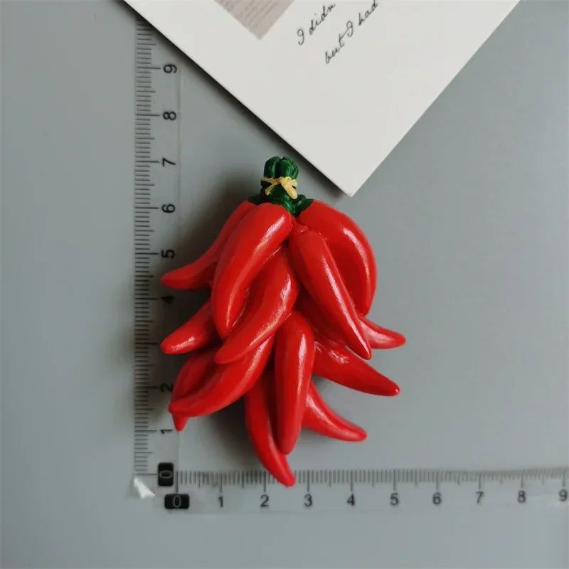 Buy 5 Get 1 Food Fridge Magnets Hot Dog French Fries Pizza refrigerator Paste Egg Bread Hamburger Corn Fridge Sticker home decor - Grand Goldman