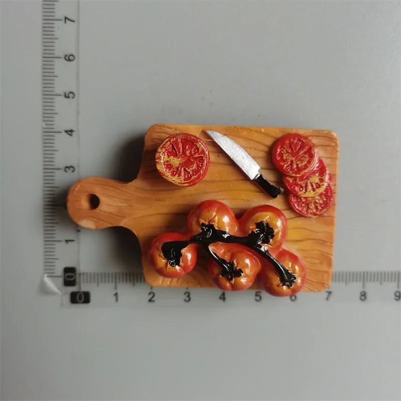 Buy 5 Get 1 Food Fridge Magnets Hot Dog French Fries Pizza refrigerator Paste Egg Bread Hamburger Corn Fridge Sticker home decor - Grand Goldman