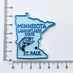 Buy 5 get 1 U.S. States Refrigerator Magnet USA California Montana Wyoming New Jersey California Verginia Montana fridge sticker - Grand Goldman