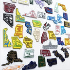Buy 5 get 1 U.S. States Refrigerator Magnet USA California Montana Wyoming New Jersey California Verginia Montana fridge sticker - Grand Goldman