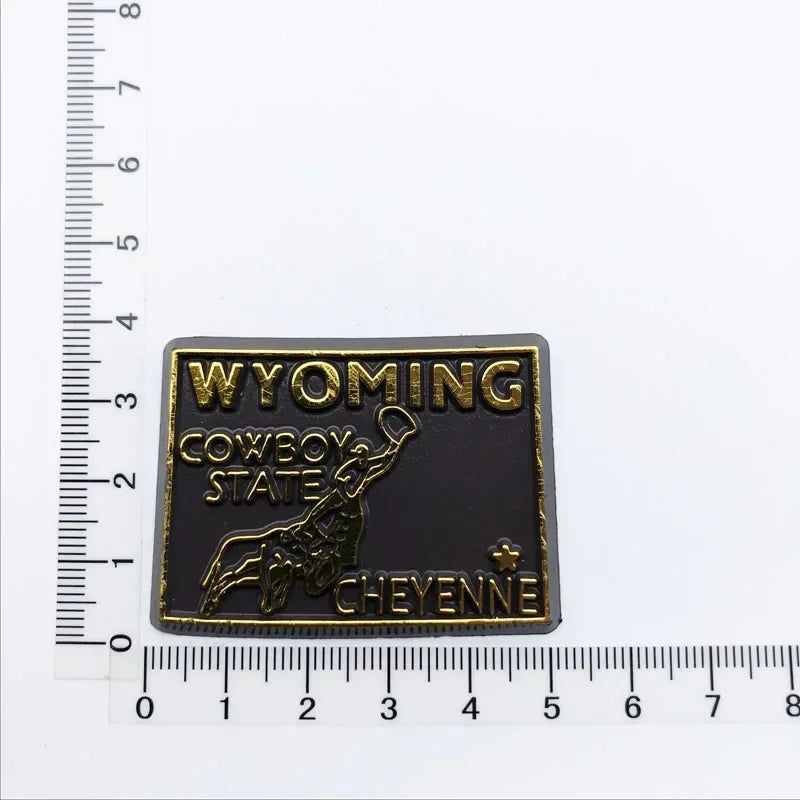 Buy 5 get 1 U.S. States Refrigerator Magnet USA California Montana Wyoming New Jersey California Verginia Montana fridge sticker - Grand Goldman