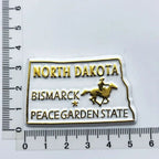 Buy 5 get 1 U.S. States Refrigerator Magnet USA California Montana Wyoming New Jersey California Verginia Montana fridge sticker - Grand Goldman