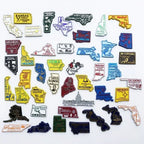 Buy 5 get 1 U.S. States Refrigerator Magnet USA California Montana Wyoming New Jersey California Verginia Montana fridge sticker - Grand Goldman