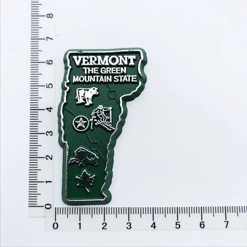 Buy 5 get 1 U.S. States Refrigerator Magnet USA California Montana Wyoming New Jersey California Verginia Montana fridge sticker - Grand Goldman