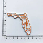 Buy 5 get 1 U.S. States Refrigerator Magnet USA California Montana Wyoming New Jersey California Verginia Montana fridge sticker - Grand Goldman