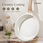 CAROTE 14 Pcs Pots and Pans Set Nonstick,Cookware Set Kitchen Cooking Set with Utensil and Pan Protectors - Grand Goldman