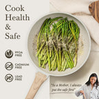 CAROTE 14 Pcs Pots and Pans Set Nonstick,Cookware Set Kitchen Cooking Set with Utensil and Pan Protectors - Grand Goldman