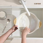 CAROTE 21Pcs Pots and Pans Set, Nonstick Cookware Sets, White Granite Induction Cookware Non Stick Cooking Set w/Frying Pans & Saucepans(PFOS, PFOA Free) - Grand Goldman