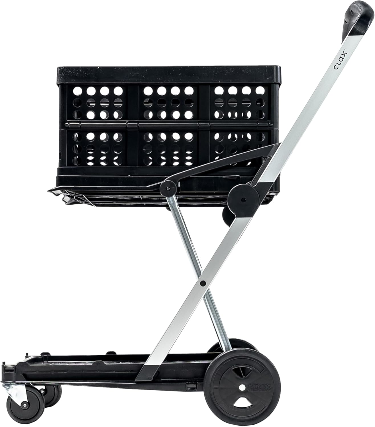 CARTER The Original | Made in Germany | Multi use Functional Collapsible carts | Mobile Folding Trolley | Shopping cart with Storage Crate | Platform Truck (Green) - Grand Goldman