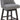 CHITA Counter Height Swivel Barstools, FSC Certified 26" H Seat Height Upholstered Bar Stools Set of 2, Faux Leather in Creamy Grey - Grand Goldman