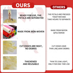 CODE FLORIST 2200 PCS Dark-Red Silk Rose Petals for Valentine's Day,Romantic Night,Wedding,Proposal Anniversary Flower Decorations - Grand Goldman