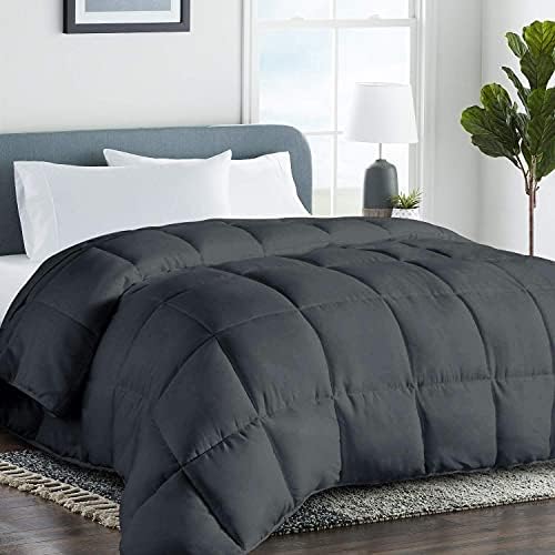 COHOME All Season Queen Cooling Comforter - Premium 2100 Series Down Alternative Comforter - Quilted Duvet Insert with Corner Tabs - Luxury Soft Hotel Comforter - Winter Warm - Reversible - White - Grand Goldman