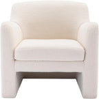 COLAMY Modern Upholstered Accent Chair Armchair with Pillow, Fabric Reading Living Room Side Chair,Single Sofa with Lounge Seat and Wood Legs, Yellow - Grand Goldman