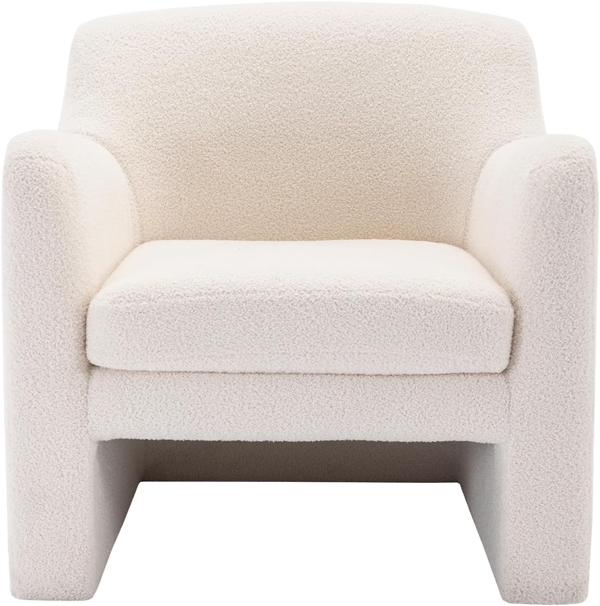 COLAMY Modern Upholstered Accent Chair Armchair with Pillow, Fabric Reading Living Room Side Chair,Single Sofa with Lounge Seat and Wood Legs, Yellow - Grand Goldman