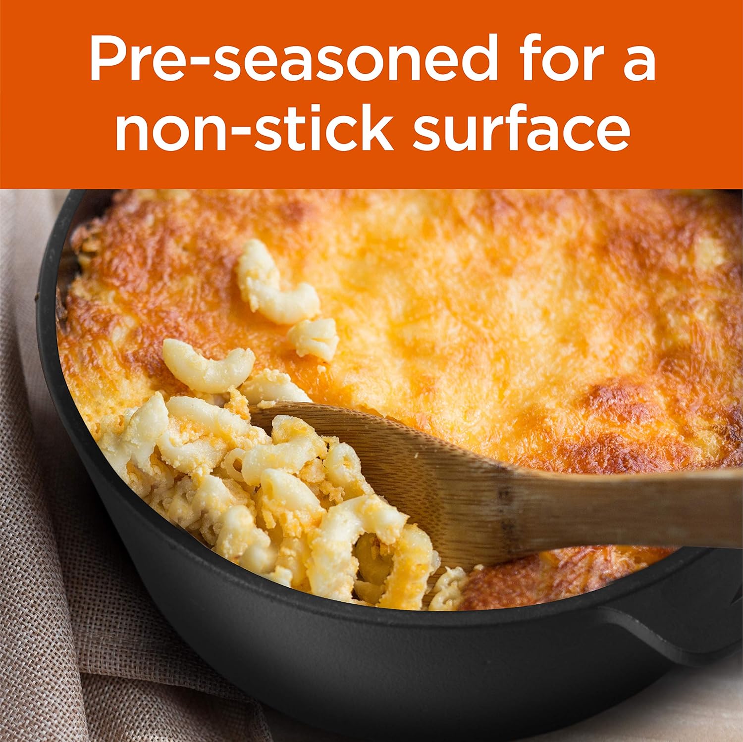 COMMERCIAL CHEF 5-Quart Cast Iron Dutch Oven with Skillet Lid - Grand Goldman