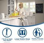 COSCO 2-Step Kitchen Stepper™ Adult Folding Step Stool, Kids Folding "Helper" (Steel/Resin) - Grand Goldman