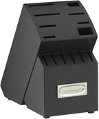 CUISINART Block Knife Set, 15pc Ultra Ultra- Sharp Cutlery Knife Set with Steel Blades for Precise Cutting , Lightweight, Stainless Steel, Durable & Dishwasher Safe, C77SS-15PK - Grand Goldman
