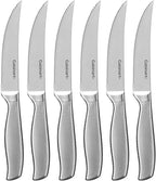 CUISINART Block Knife Set, 15pc Ultra Ultra- Sharp Cutlery Knife Set with Steel Blades for Precise Cutting , Lightweight, Stainless Steel, Durable & Dishwasher Safe, C77SS-15PK - Grand Goldman