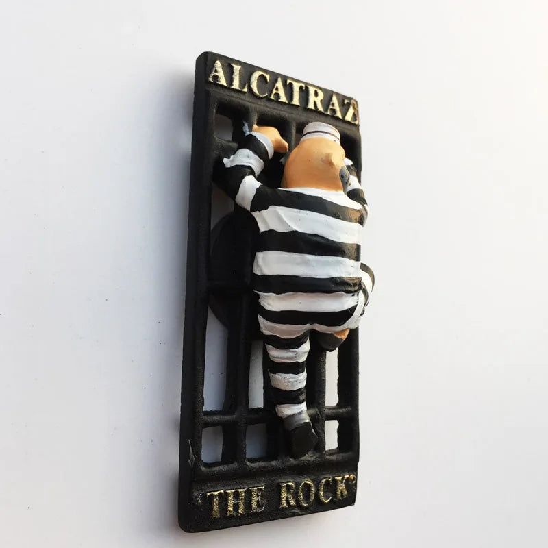California Magnets San Francisco Alcatraz Island 3d Fridge Magnets Tourist Souvenirs Magnetic Refrigerator Stickers Hand Gifts - Grand Goldman