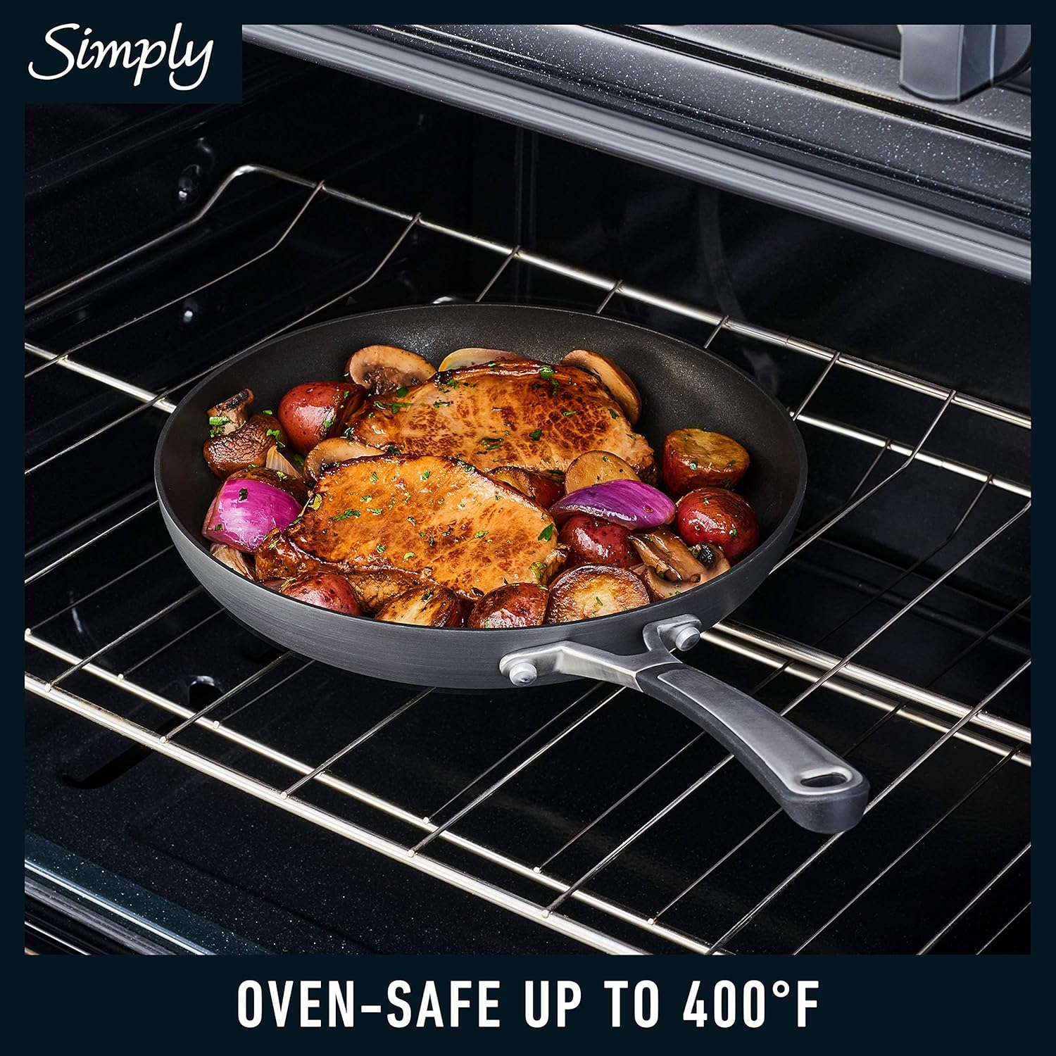 Calphalon® Hard-Anodized Nonstick 10-Piece Cookware Set - Grand Goldman