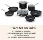 Calphalon® Hard-Anodized Nonstick 10-Piece Cookware Set - Grand Goldman