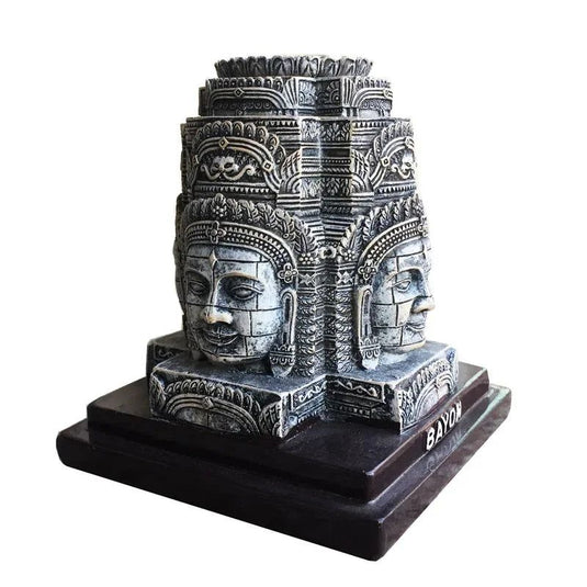 Cambodia Angkor Wat Desktop Furnishing Southeast Asia Tourism Souvenir  Khmer Smiling Four-sided Buddha Decoration Ornaments - Grand Goldman