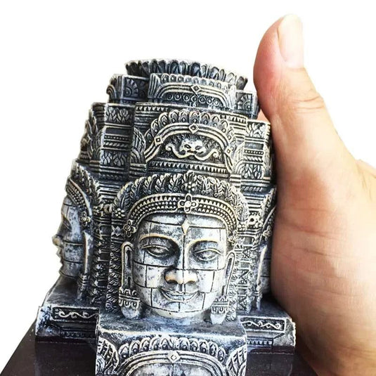 Cambodia Angkor Wat Desktop Furnishing Southeast Asia Tourism Souvenir  Khmer Smiling Four-sided Buddha Decoration Ornaments - Grand Goldman