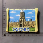 Cambridge Oxford University Landmark Building UK Travel Memorial Gift Hand-painted Magnetic Fridge Magnet Home Decoration - Grand Goldman