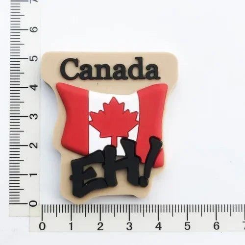 Canada Montrel Quebec Spain Madrid Barcelona France Kenya travel souvenir decorative craft gift magnetic refrigerator stickers - Grand Goldman