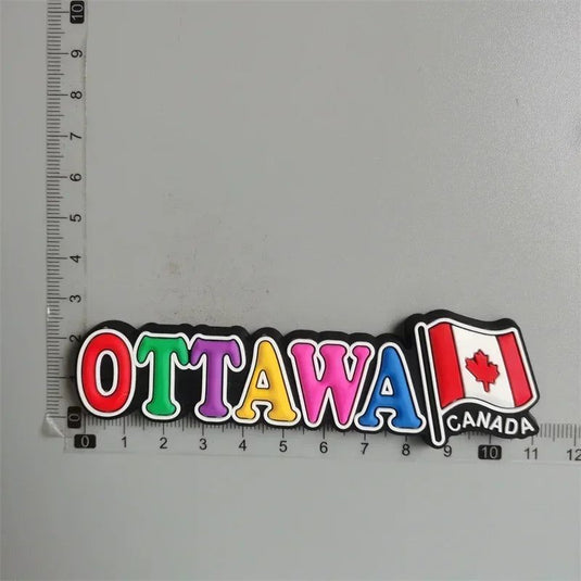 Canada Montrel Quebec Spain Madrid Barcelona France Kenya travel souvenir decorative craft gift magnetic refrigerator stickers - Grand Goldman