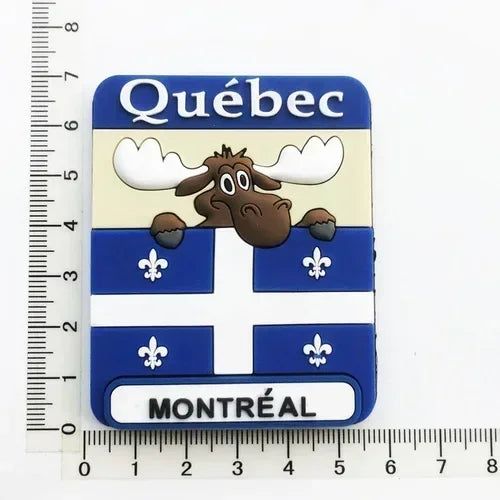 Canada Montrel Quebec Spain Madrid Barcelona France Kenya travel souvenir decorative craft gift magnetic refrigerator stickers - Grand Goldman