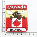 Canada Montrel Quebec Spain Madrid Barcelona France Kenya travel souvenir decorative craft gift magnetic refrigerator stickers - Grand Goldman