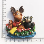 Canada QUEBEC Vancouver Totems Fridge Magnet Toronto Victoria Tourist Souvenir House Decoration Refrigerator Magnetic Stickers - Grand Goldman